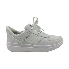 Kizik Brisbane White Womens Wide Athletic Sneaker