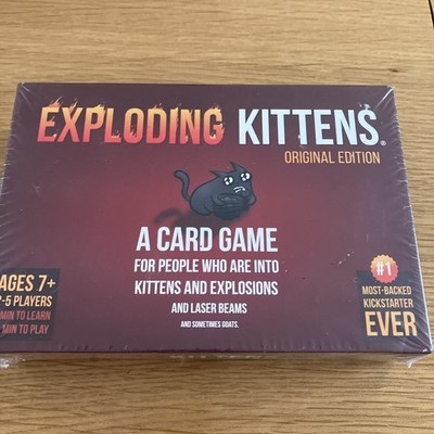 Exploding Kittens Original Edition Kartenspiel, Brandneu und versiegelt 2-5 Spieler