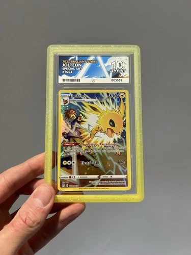Pokemon TCG Jolteon Brilliant Stars Special Art TG04 ACE 10 Bumper Not Included
