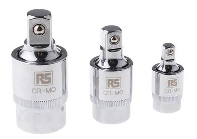 RS PRO 1/2 Zoll, 1/4 Zoll, 3/8 Zoll Vierkantadapter