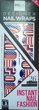New Sealed NCLA Nail Wraps USA Self Adhesive Rare and Hard to Find