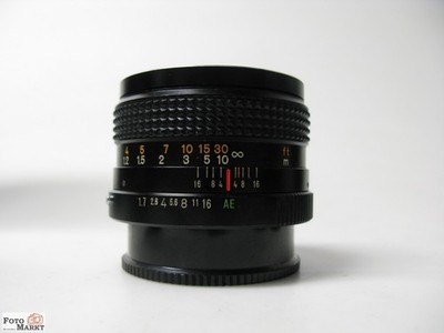 Konica Hexanon Objektiv AR 50 mm F1,7 lens (Made in Japan) Autoreflex T3, FS1