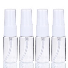 Luxiremi 4 Pcs 20ml Refillable Spray Bottles Reusable Travel Fine Mist Clear
