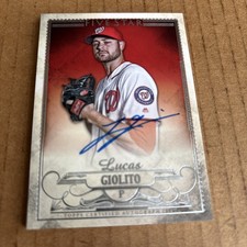 2016 Five Star AUTO Lucas Giolito #FSA-LGI Nationals Baseball Card (f3)