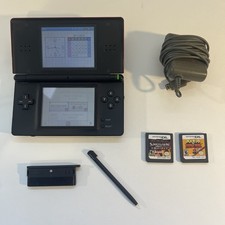 Nintendo DS Lite Crimson Red Bundle - Mario & Donkey Kong / Shogun - Tested!