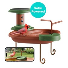 Birdfy Smart Birdbath Camera AI 1080P Solar Bird Bath Open Box Complete