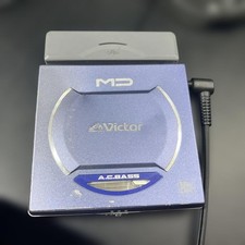 Working Item Victor Portable Md Player Xm-R55-A Vibtage JPN Limited Edition Rare