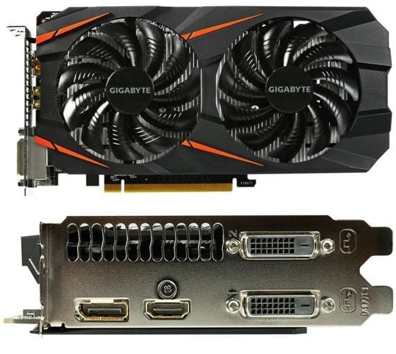 GIGABYTE GeForce GTX 1060 DirectX 12 GV-N1060WF2OC-3GD 3GB GDDR5
