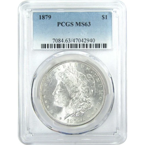 1879 Morgan Dollar MS 63 PCGS Silver $1 Uncirculated Coin SKU:I15898