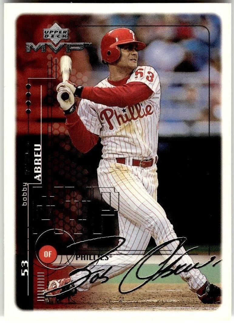 1999 Upper Deck MVP #159 Bobby Abreu Silver Script