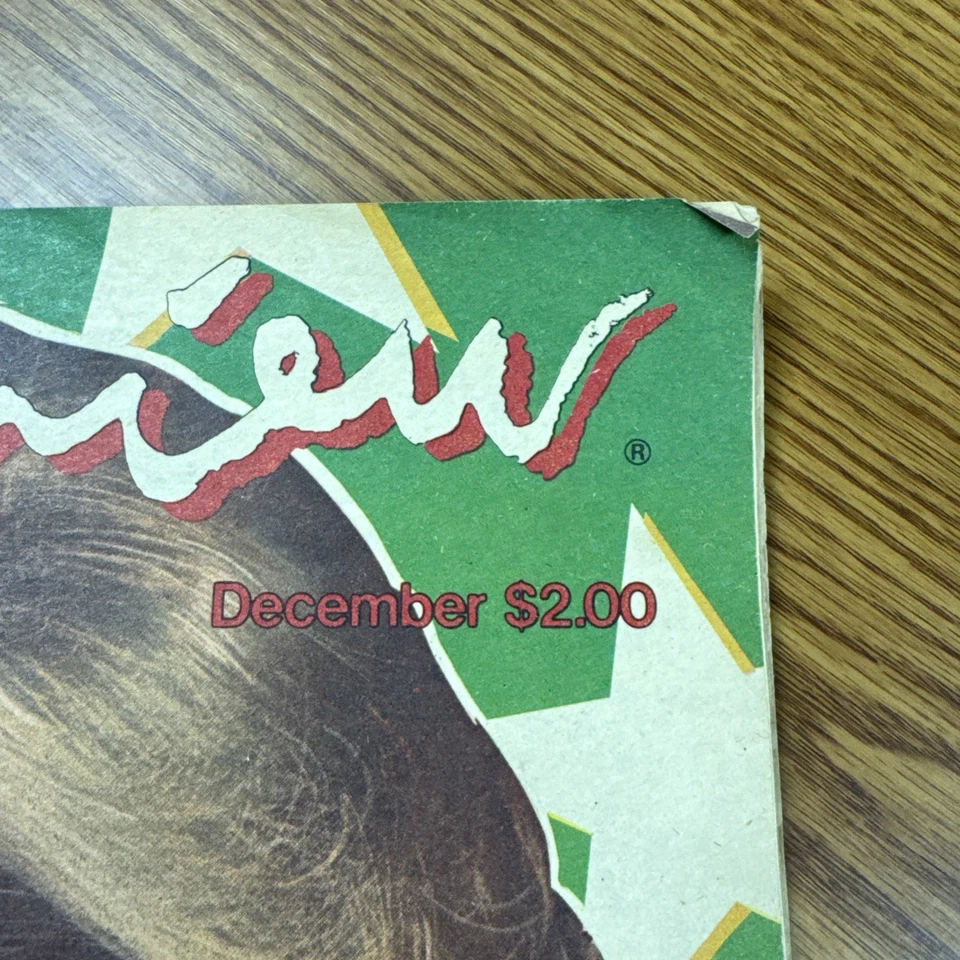 Andy Warhol’s Interview Magazine Dec 1981 Vol XI No 12 - Nancy Reagan Cover Foto 3 de 4