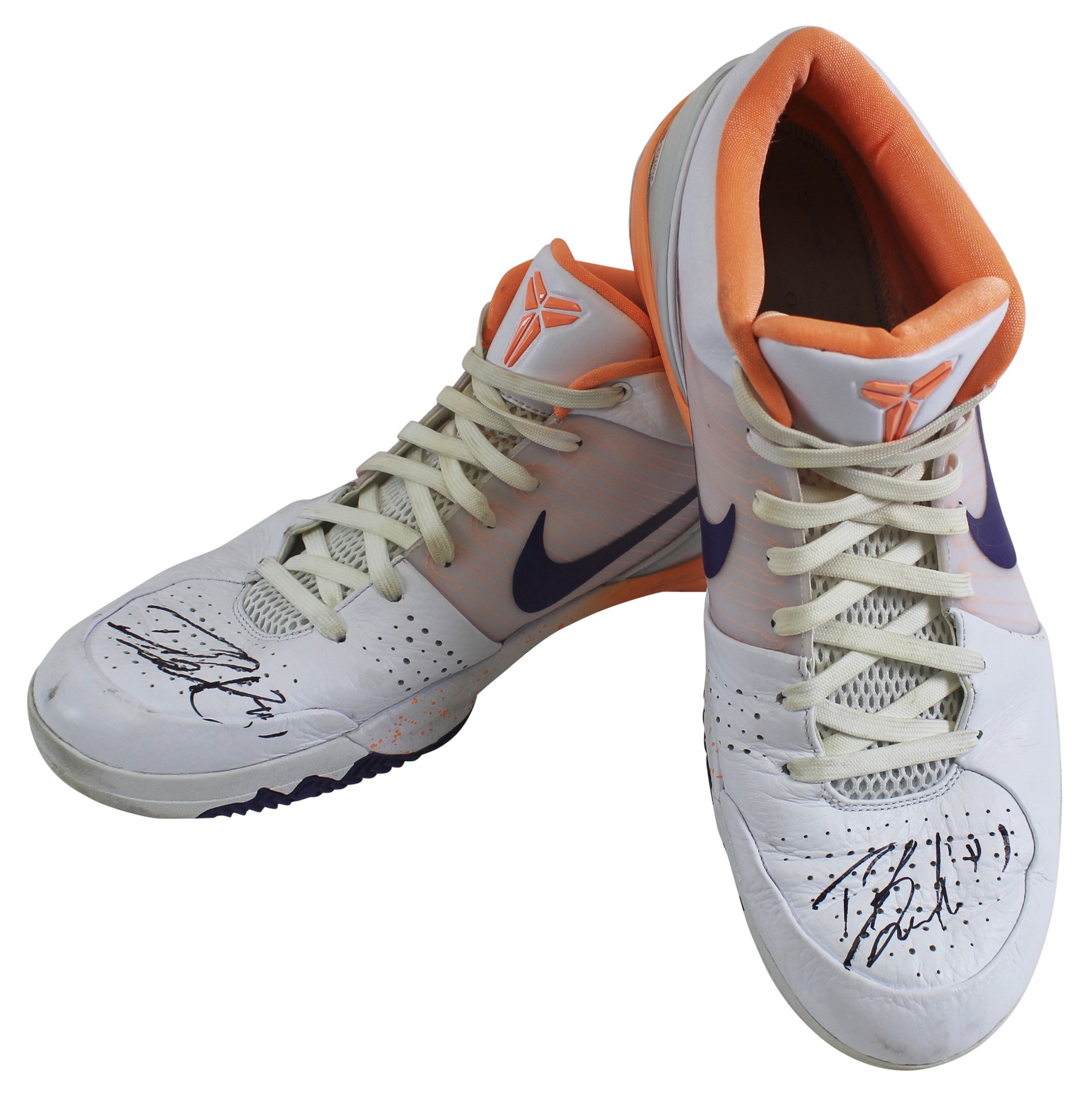 Devin Booker Autographed Signed Phoenix Suns Suns 2019-20 Game Used Nike Kobe IV Shoes BAS & Photomatched 