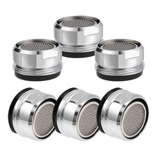 6PCS Faucet Aerator, Bathroom Sink Aerator Parts, with Brass Shell 15/16 Inch...