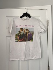 JONAS BROTHERS 2019 TOUR CONCERT T SHIRT Sz M Double Sided Joe Nick Kevin