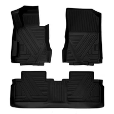 Waterproof Floor Mats Liner Fit for Honda Civic Sedan 4-door 2006-2011 Black TPO
