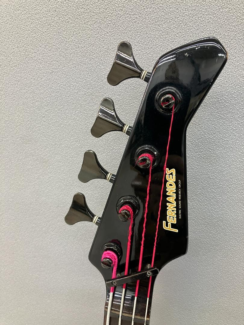 Electric Bass Guitar Fernandes FRB-65 Black with Case | eBay