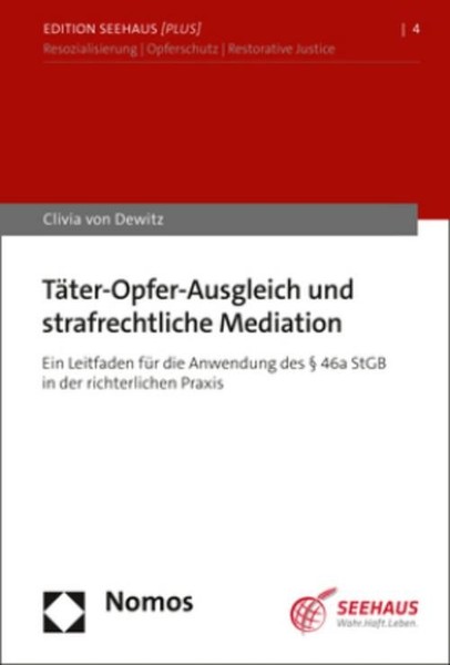 Clivia Von Dewitz / TäTer-Opfer-Ausgleich Und Strafrechtliche ...9783756005826-image