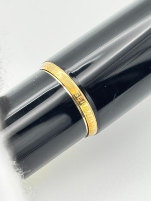 Montblanc No.320 18K 750 EF Nib Black Fountain Pen Vintage Japan