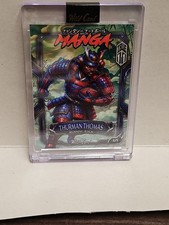 True 1/1 Thurman Thomas Manga 2026 Wild Card Manga Fantasy Football  