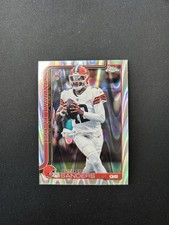 2025 Shedeur Sanders Topps Chrome Raywave Refractor #315 Rookie Card - Browns