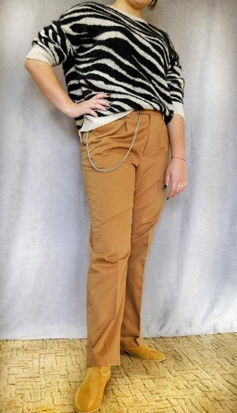 Women Charles Tyrwhitt Trousers Brown 40 / L / 48