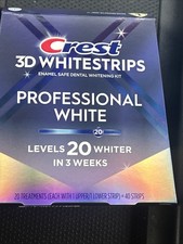 Crest 3D Whitestrips 20 Levels Whiter In 3 Weeks Professional White 1/27