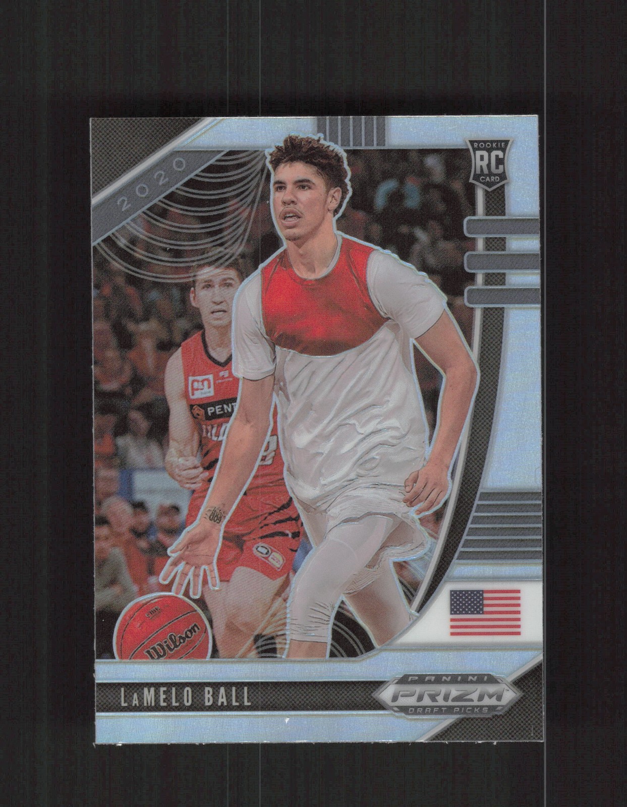 2020 Panini Prizm Draft Picks Collegiate #43 LaMelo Ball Silver