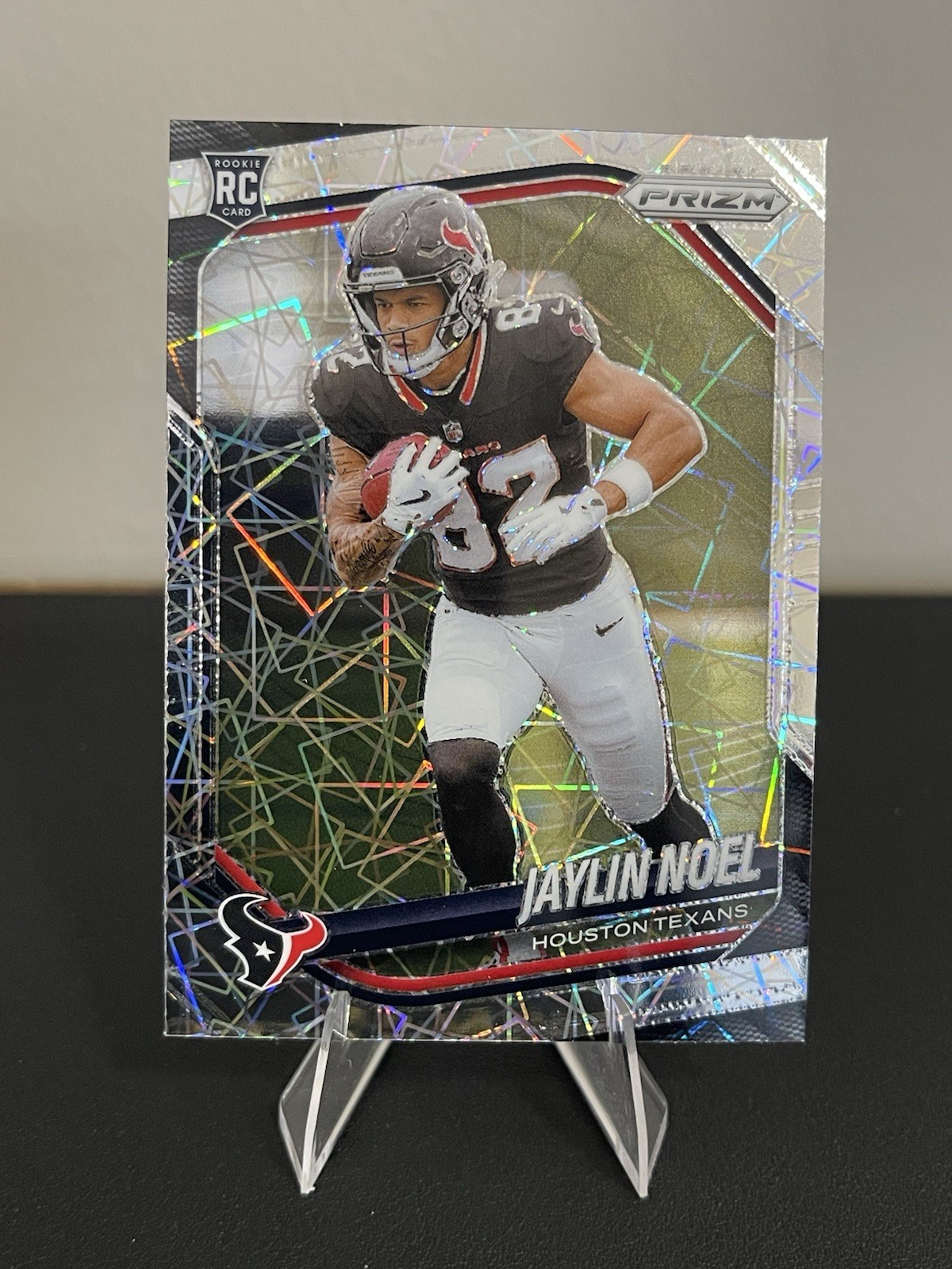 2025 Panini Prizm - Rookies Jaylin Noel #386 Lazer Prizm (RC)