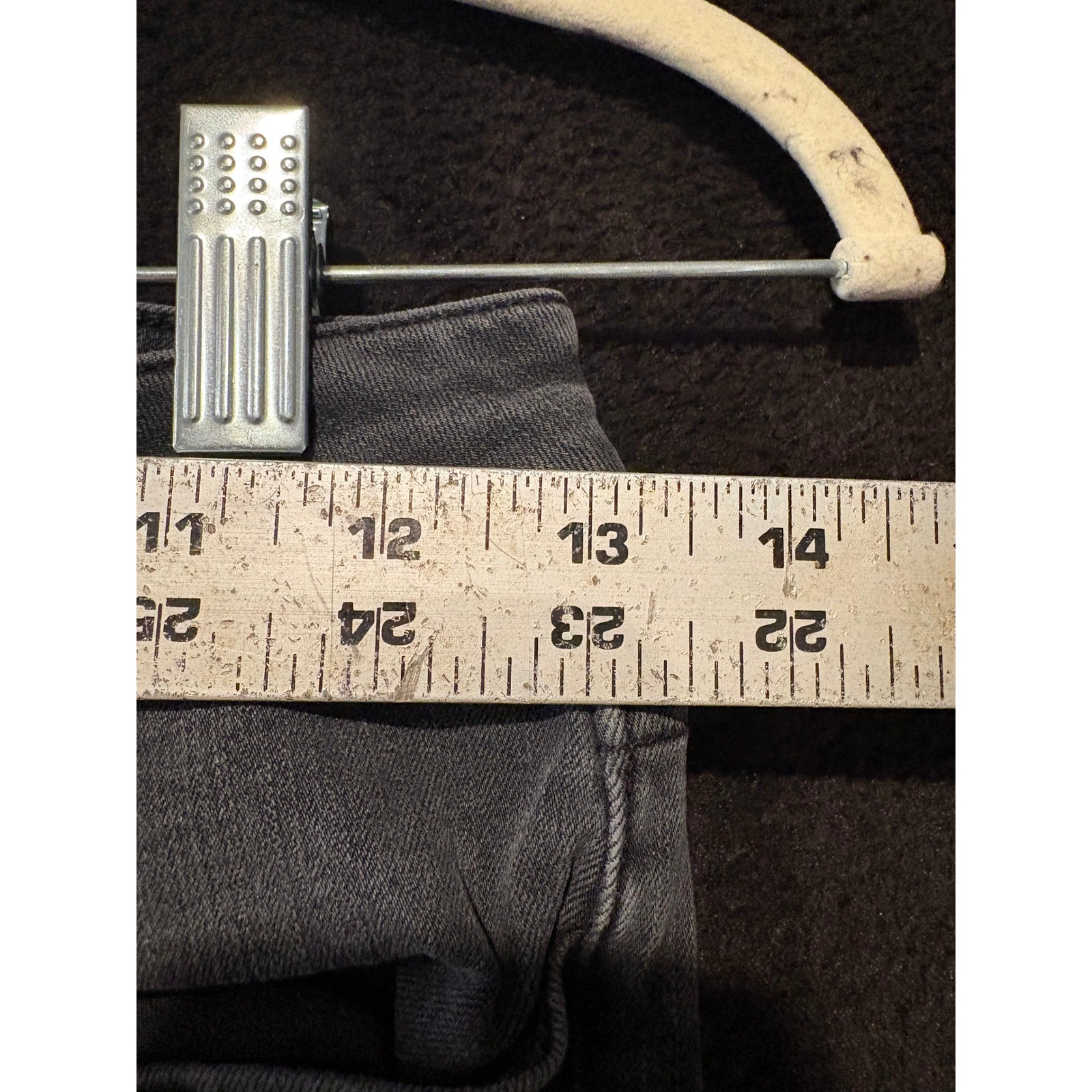 American Eagle Super Stretch Gray Distressed Skin… - image 3