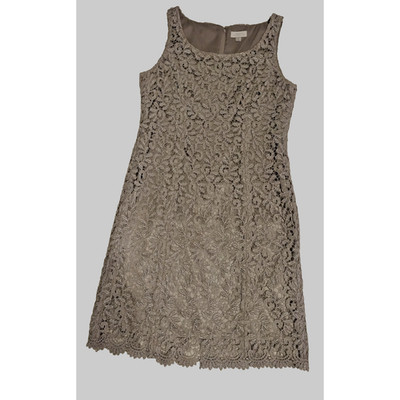 Dress, Tahari Arthur Levine Silver Sleeveless Cocktail Dress Silver Size 10