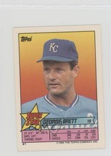 1989 Super Star Sticker Back Cards George Brett Chris Brown Ruben Sierra HOF l5x