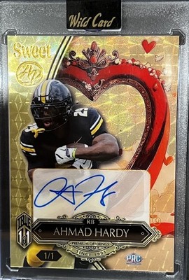 Ahmad Hardy Auto True 1/1 Gold Vinyl Artist Proof Missouri Tiger True One Of One