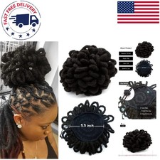 Luxurious Afro Puff Drawstring Ponytail - Effortless 8-Inch Hair Transformation