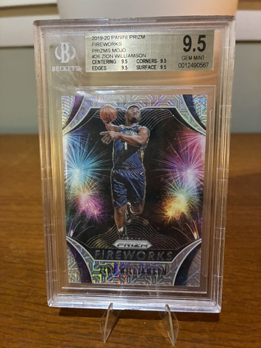Zion Williamson [Mojo Prizm] #26 2019 Panini Prizm Fireworks card