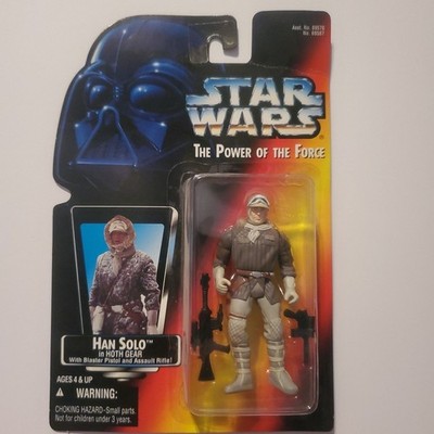 Star Wars Power Of The Force Han Solo In Hoth Gear  '95 Action Figure * NEW*