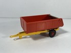 Corgi Farm Trailer Die Cast/Plastic No 56 Working, Red And Yellow Rare 1/43
