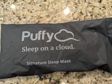 Puffy Sleep on a Cloud Signature Sleep Mask Grey