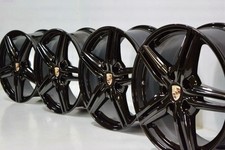 19 Porsche Cayenne Gloss Black Factory Oem Wheels Rims 958362146009a1 67403 Set 19 Porsche Cayenne Gloss Black Factory Oem Wheels Rims 958362146009a1 67403 Set