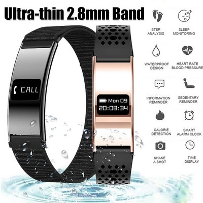 Smart Bracelet For Women/Men HRV Blood Oxygen Health Monitor Sleeping Fitness