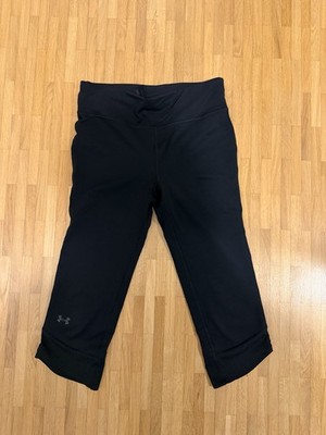 Sport Leggins Under Armour 3/4 Länge Schwarz S/M Heat Geändert