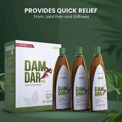 #ad Damdar Oil The World#x27;s 1st Hotsteam Joint Pain Relieving Oil PACK OF 3 BOTTLE $89.10