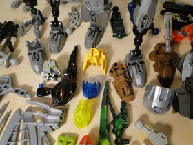 LEGO Bionicle Parts Lot Masks Limbs Weapons Heads Technic