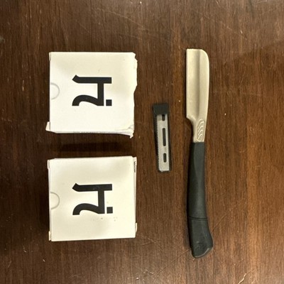 Hattori Hanzo HHRZSR straight razor - Nwob - Plus 2 Packs Of Blades Razb