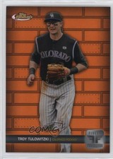 2011 Topps Finest Foundations Orange Refractor Troy Tulowitzki #FF011 14hk