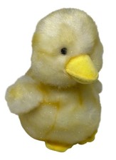 VTG Russ Berrie Chick-A-Loo Yellow Sparkle Duck Plush Easter Spring Collectible