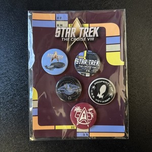 Lot De Broches Style Vintage Star Trek - Neuf Avec étiquettes - Collection Officielle