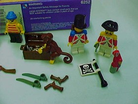 VINTAGE LEGO PIRATES 6252 SEA MATES W/BOX,6256,6261,6234 ALL COMPLETE