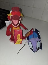 Mulan Mushu Cricket Disney Store Bean Bag Stuffed Toy Set of 2 New