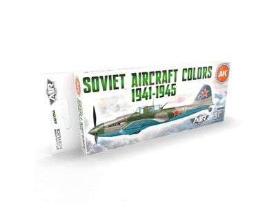 Ak Interactive - 3rd Generation - Acrylic Paint Set Soviet Aircraft Colors 1941-