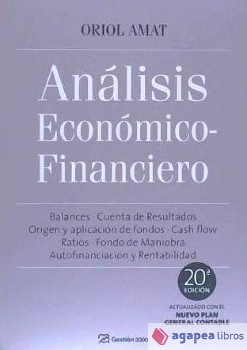 Análisis económico financiero. NUEVO. ENVÍO URGENTE (Librería Agapea)
